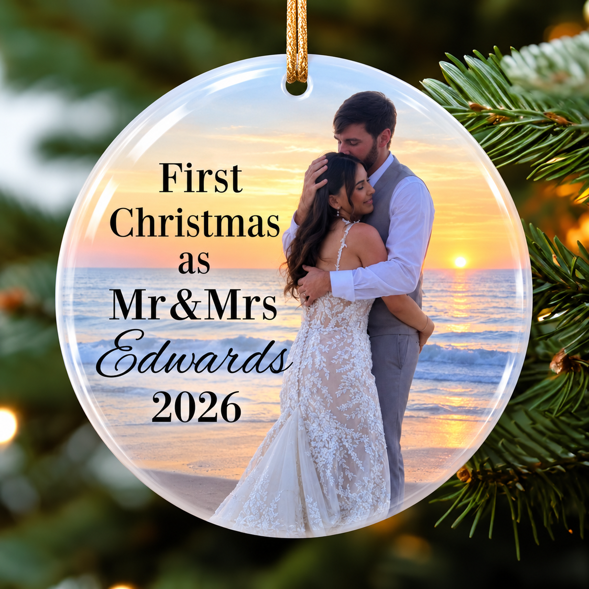 Christmas Baubles - First Christmas as....