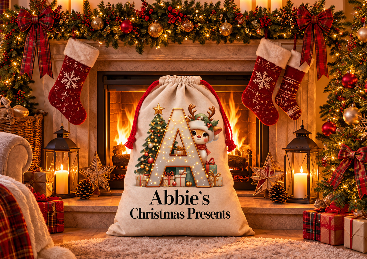 Christmas Sacks - Initial & Name