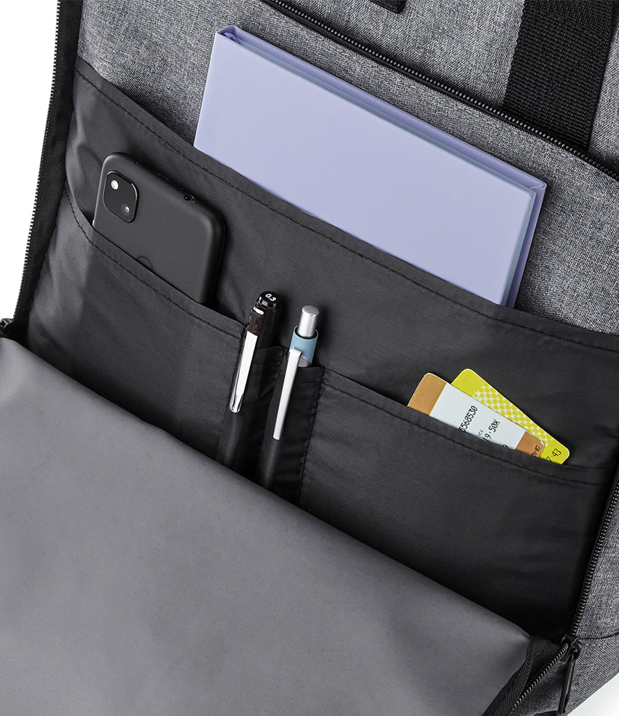 BagBase Recycled Twin Handle Roll-Top Laptop Backpack