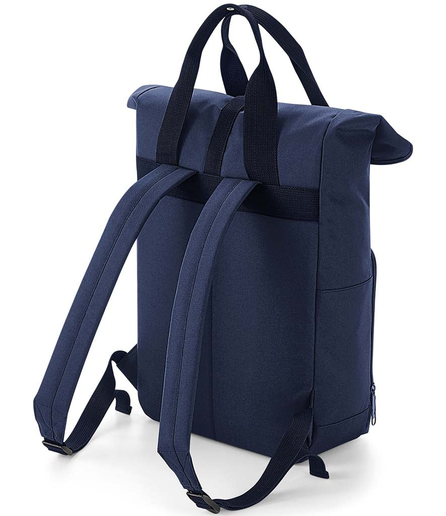 BagBase Recycled Twin Handle Roll-Top Backpack