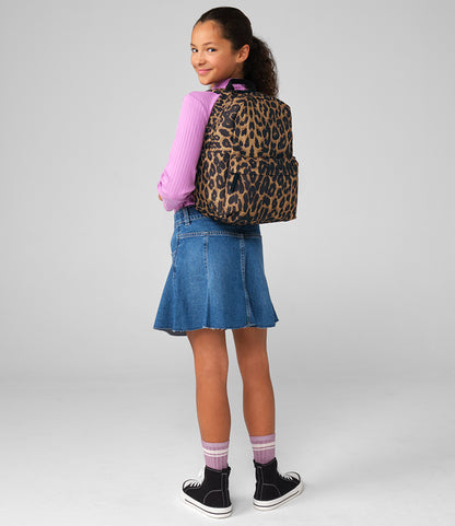 BagBase Leopard Print Mini Backpack
