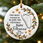 Christmas Baubles - Baby Announcement