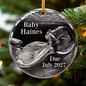 Christmas Baubles - Baby Announcement
