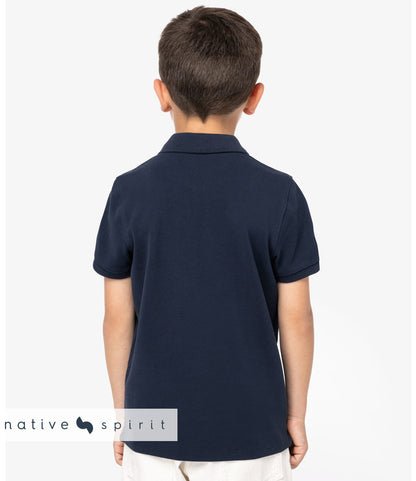 Native Spirit Kids Piqué Polo Shirt