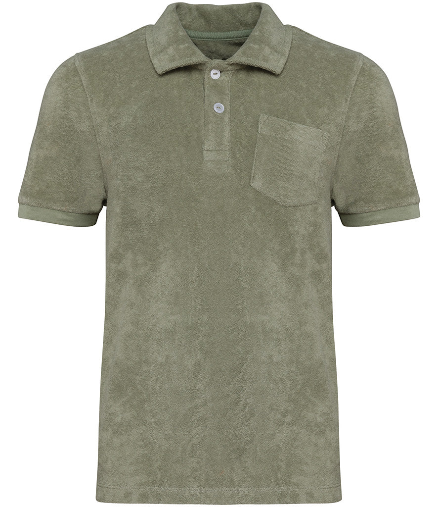 Native Spirit Kids Terry Towel Polo Shirt