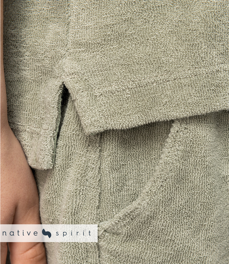 Native Spirit Kids Terry Towel Polo Shirt