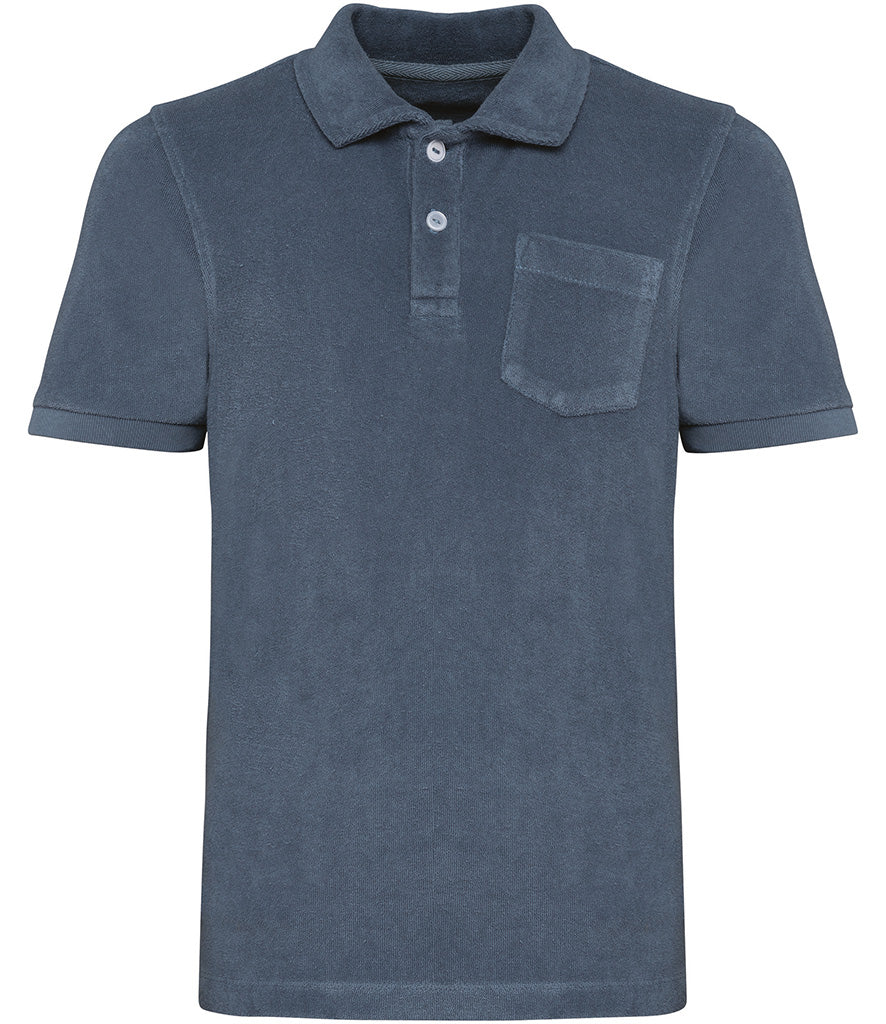 Native Spirit Kids Terry Towel Polo Shirt