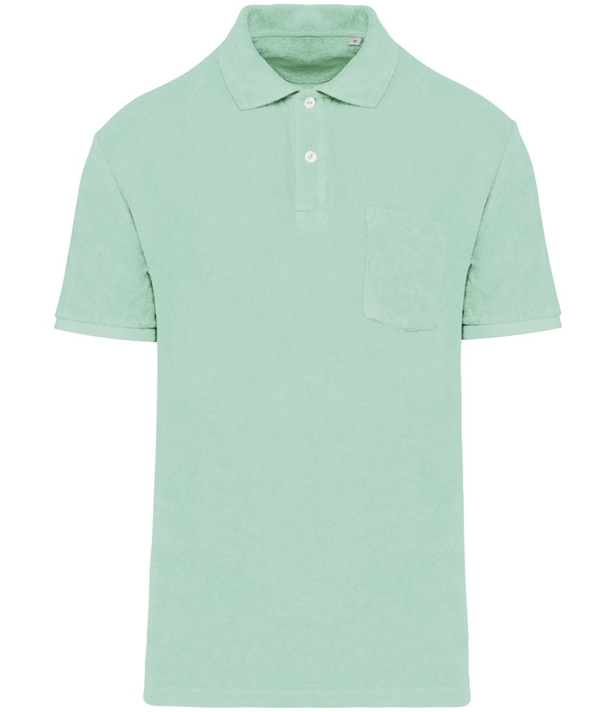 Native Spirit Terry Towel Polo Shirt