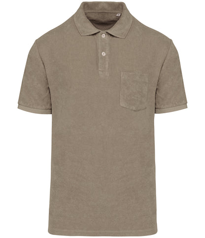 Native Spirit Terry Towel Polo Shirt