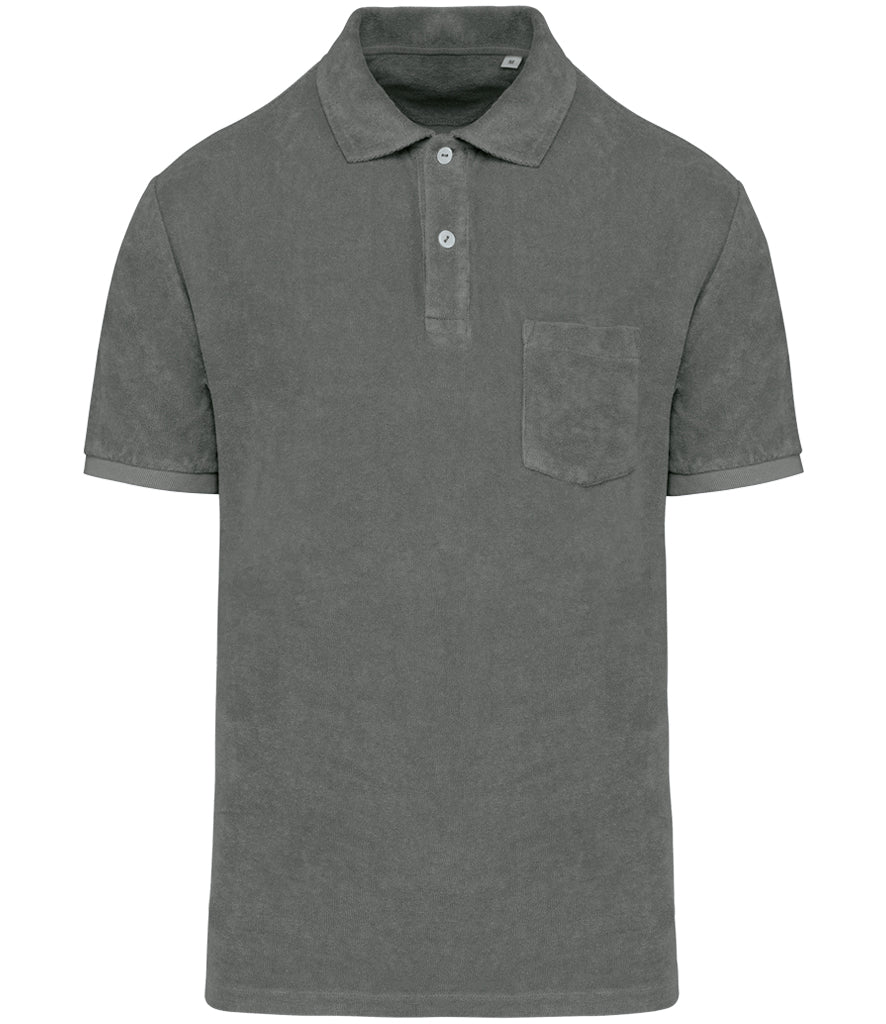 Native Spirit Terry Towel Polo Shirt