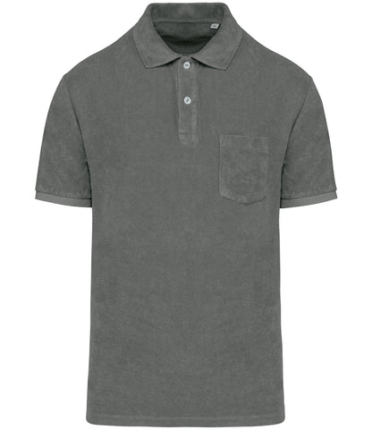 Native Spirit Terry Towel Polo Shirt