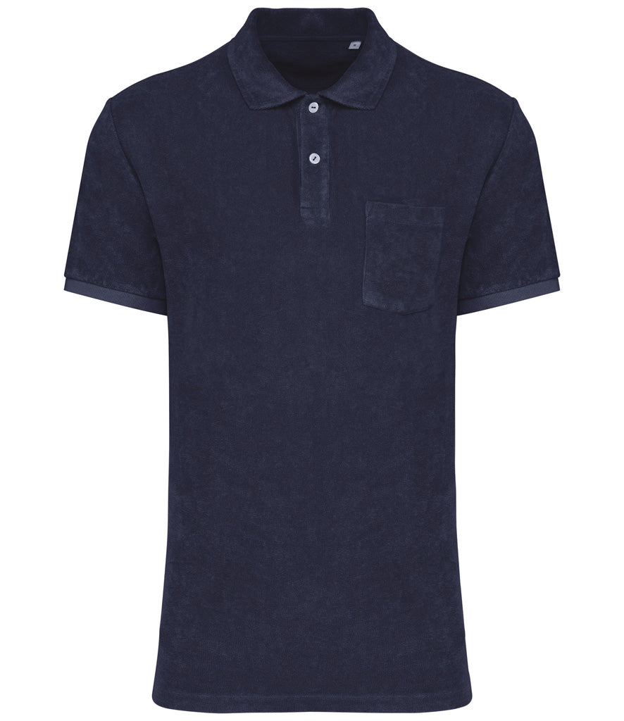 Native Spirit Terry Towel Polo Shirt
