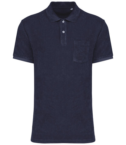 Native Spirit Terry Towel Polo Shirt