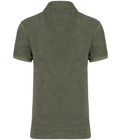 Native Spirit Terry Towel Polo Shirt