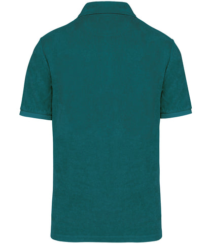 Native Spirit Terry Towel Polo Shirt