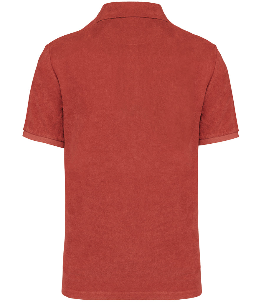 Native Spirit Terry Towel Polo Shirt