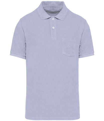 Native Spirit Terry Towel Polo Shirt