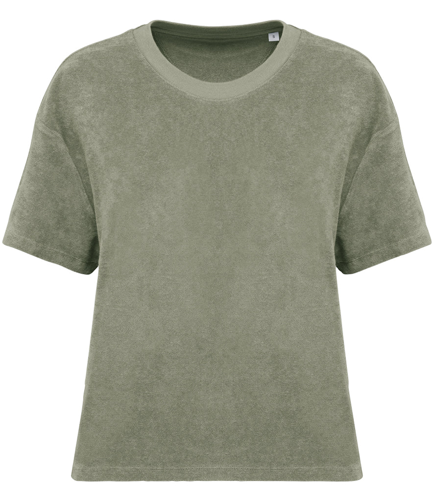 Native Spirit Ladies Terry Towel T-Shirt