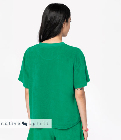 Native Spirit Ladies Terry Towel T-Shirt