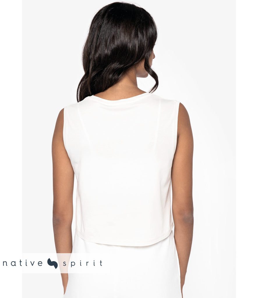 Native Spirit Ladies Cropped Tank Top