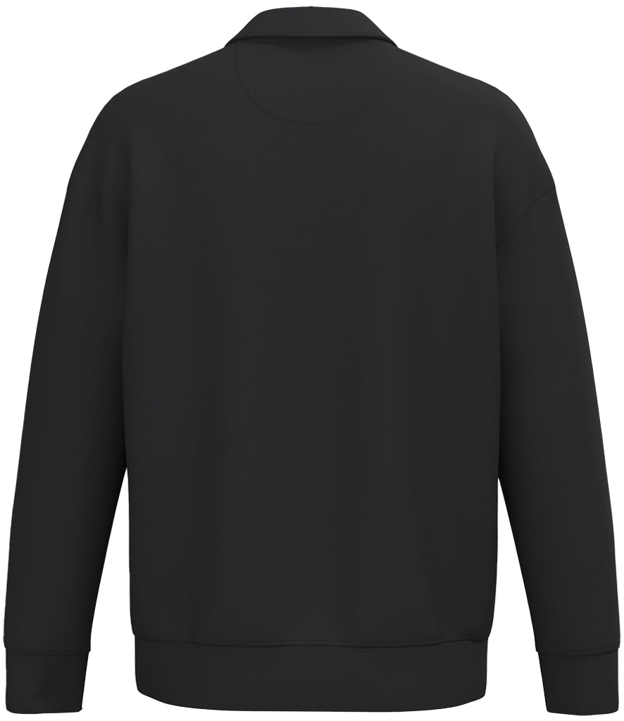 Native Spirit Unisex 1/4 Zip Sweatshirt with Polo Collar