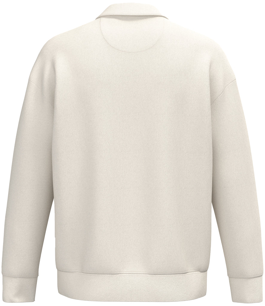 Native Spirit Unisex 1/4 Zip Sweatshirt with Polo Collar