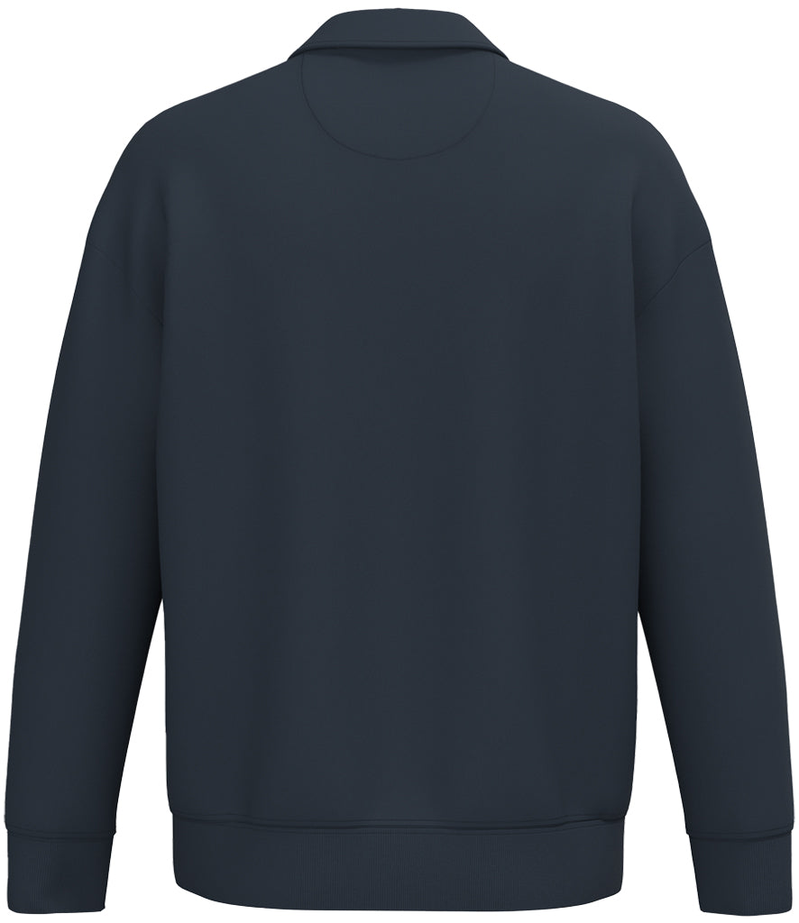 Native Spirit Unisex 1/4 Zip Sweatshirt with Polo Collar