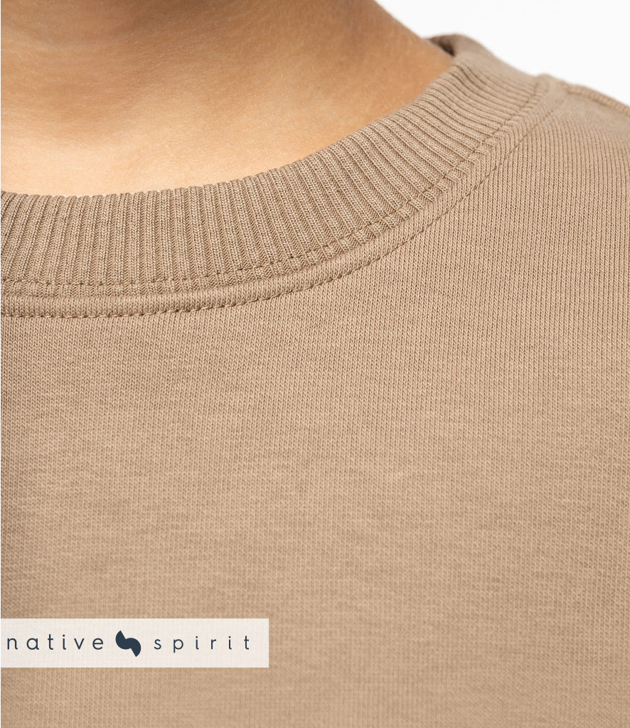 Native Spirit Kids Oversized Round Neck Sweatshirt