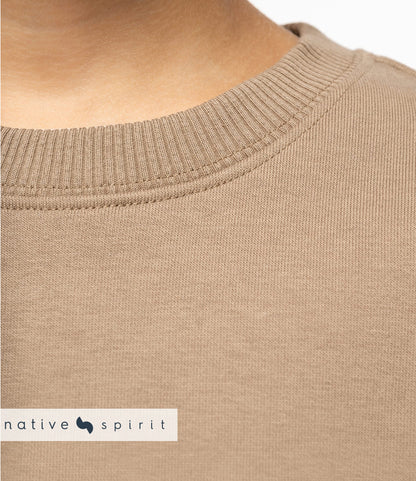 Native Spirit Kids Oversized Round Neck Sweatshirt