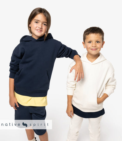 Native Spirit Kids Oversized Hooded Sweatshirt