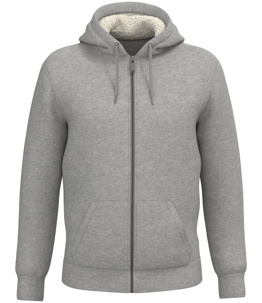Native Spirit Unisex Sherpa lined Full Zip Sweatshirt