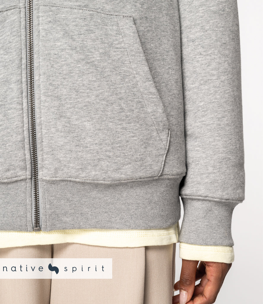 Native Spirit Unisex Sherpa lined Full Zip Sweatshirt