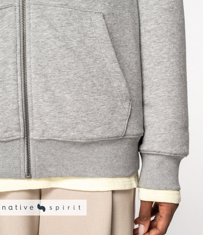 Native Spirit Unisex Sherpa lined Full Zip Sweatshirt