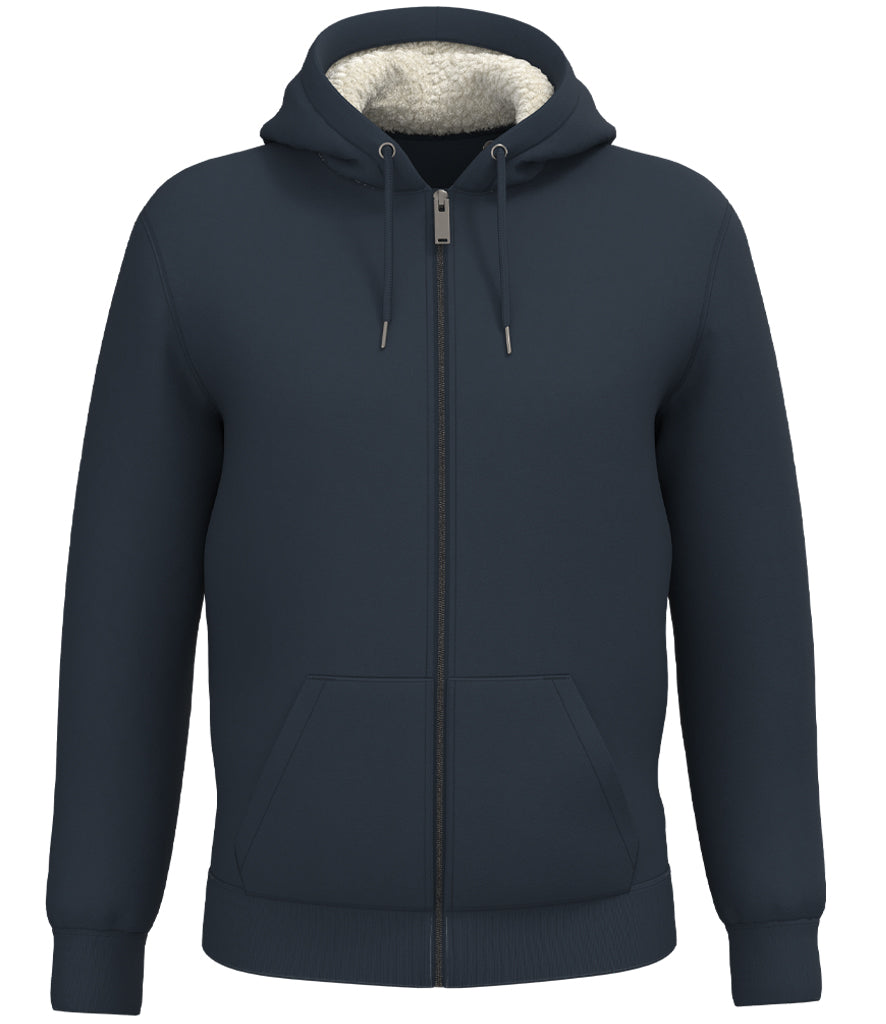 Native Spirit Unisex Sherpa lined Full Zip Sweatshirt