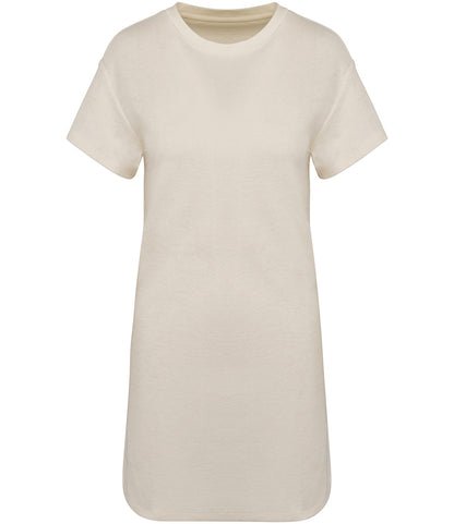 Native Spirit Ladies Terry Towel Dropped Shoulder T-Shirt Dress