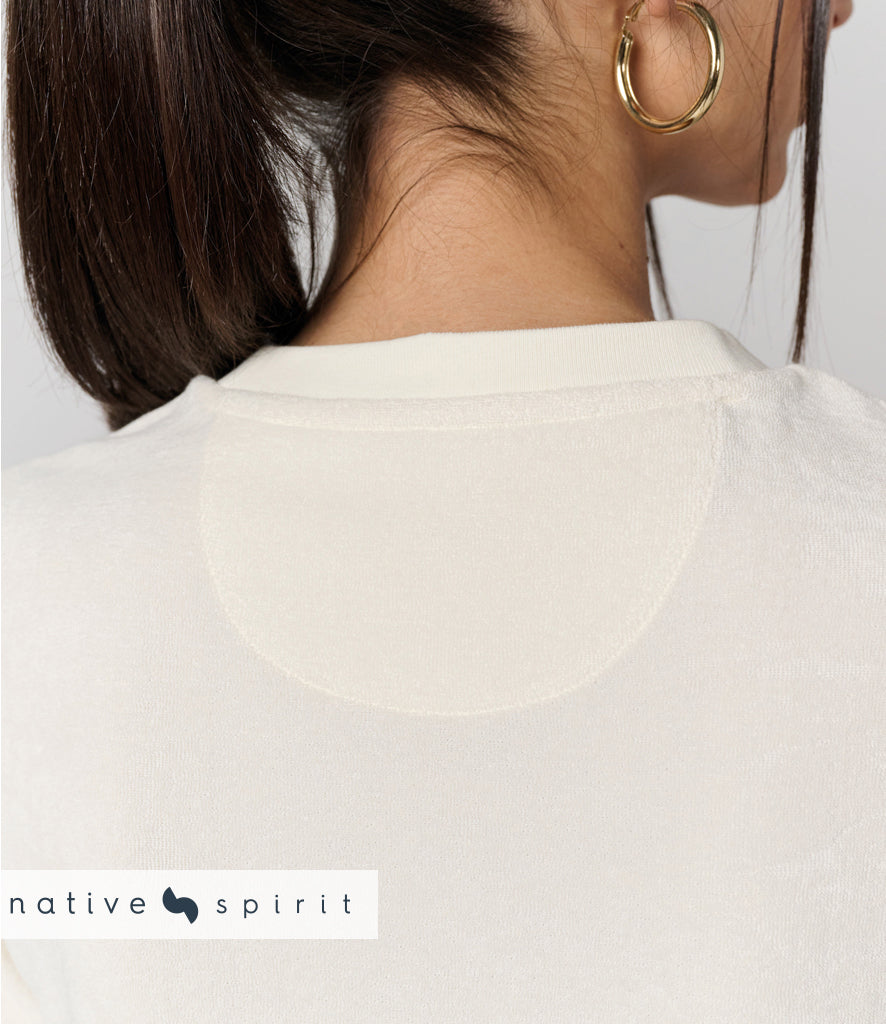 Native Spirit Ladies Terry Towel Dropped Shoulder T-Shirt Dress