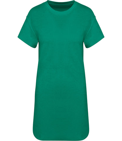 Native Spirit Ladies Terry Towel Dropped Shoulder T-Shirt Dress