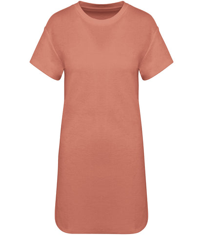 Native Spirit Ladies Terry Towel Dropped Shoulder T-Shirt Dress