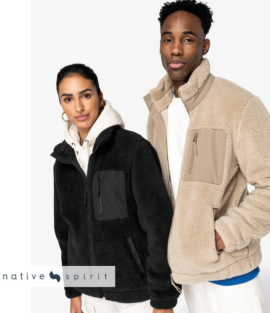 Native Spirit Unisex Sherpa Jacket