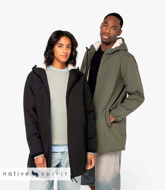 Native Spirit Unisex Sherpa Lined Waterproof Jacket