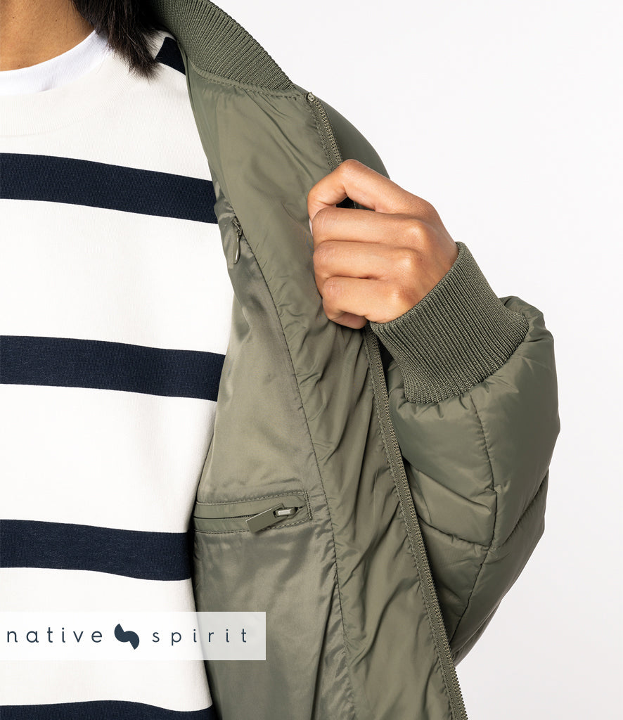 Native Spirit Varsity Collar Padded Jacket