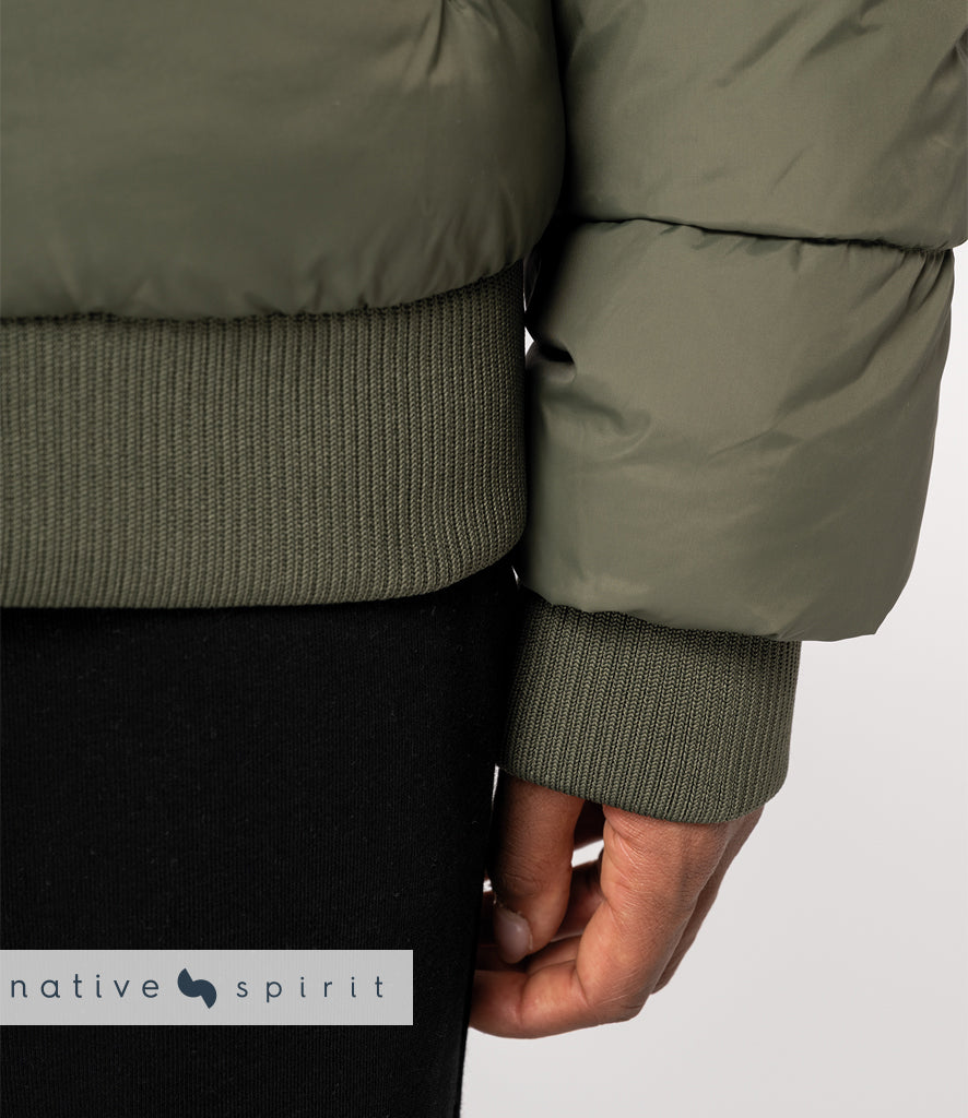 Native Spirit Varsity Collar Padded Jacket