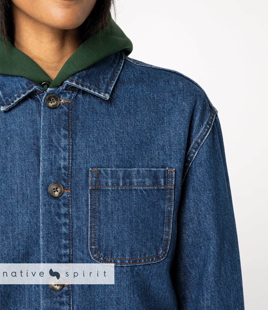 Native Spirit Unisex Dropped Shoulder Denim Jacket