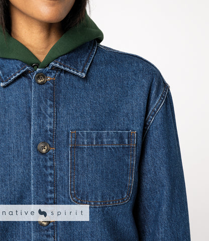 Native Spirit Unisex Dropped Shoulder Denim Jacket