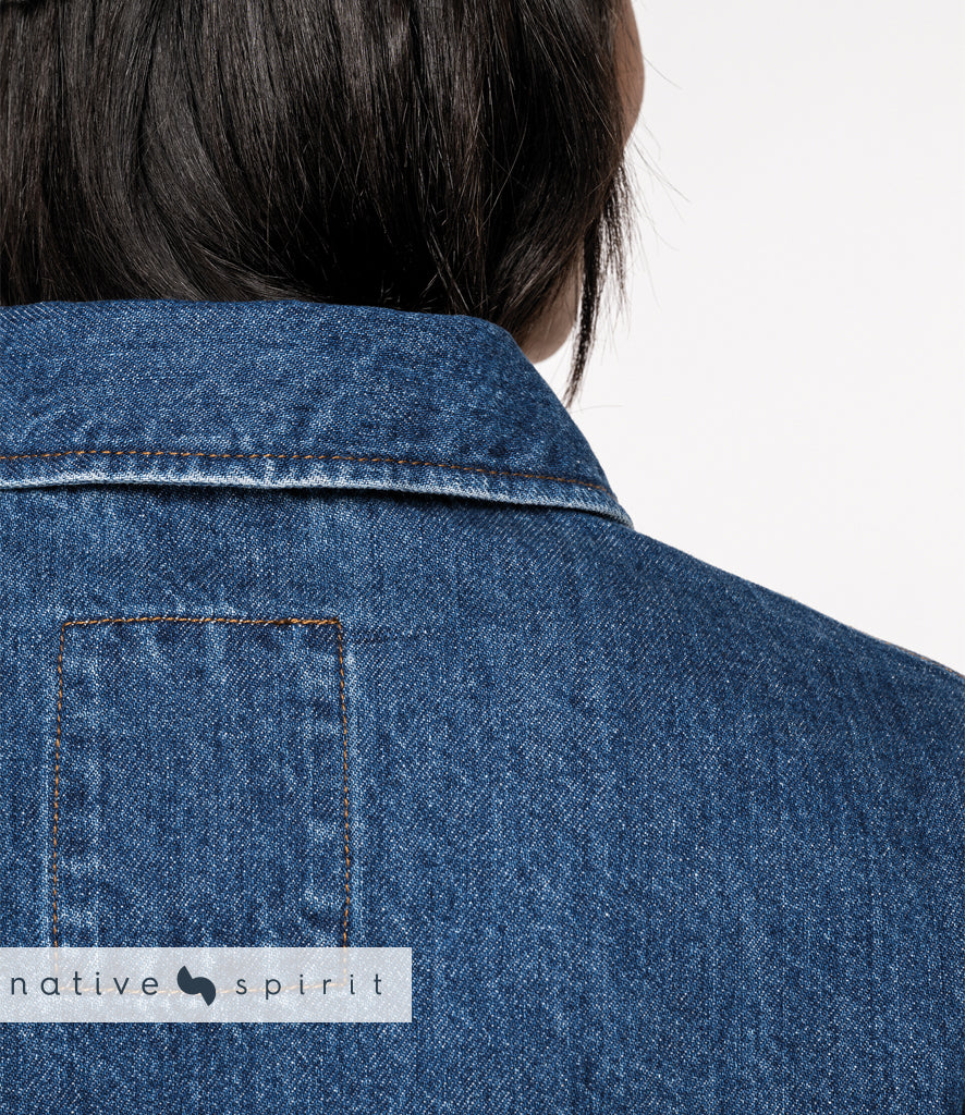 Native Spirit Unisex Dropped Shoulder Denim Jacket