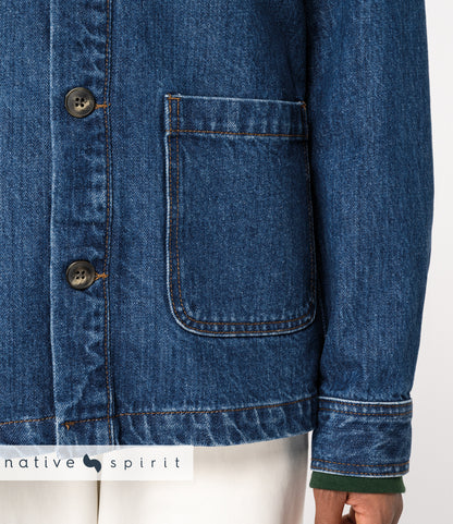 Native Spirit Unisex Dropped Shoulder Denim Jacket