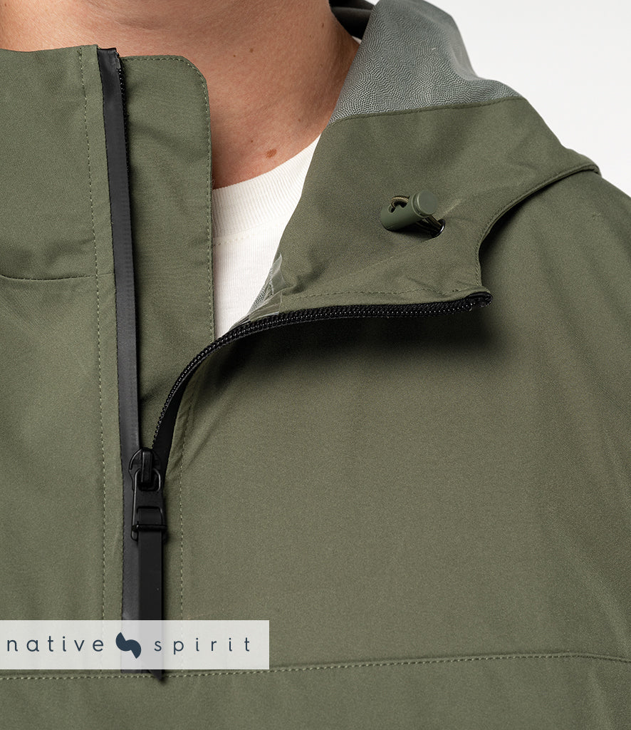 Native Spirit Unisex Waterproof 1/4 Zip Windbreaker