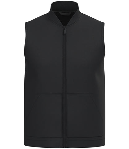 Native Spirit Unisex Twill Bodywarmer with Varsity Collar