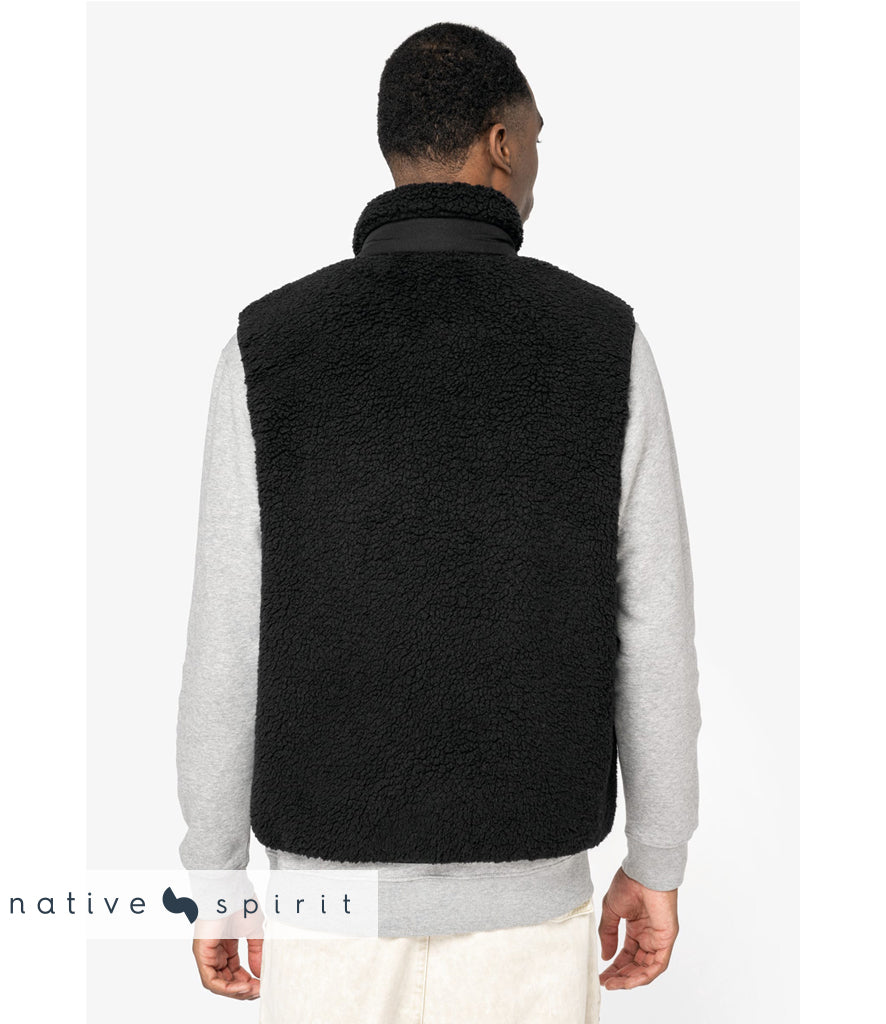 Native Spirit Unisex Sherpa Bodywarmer