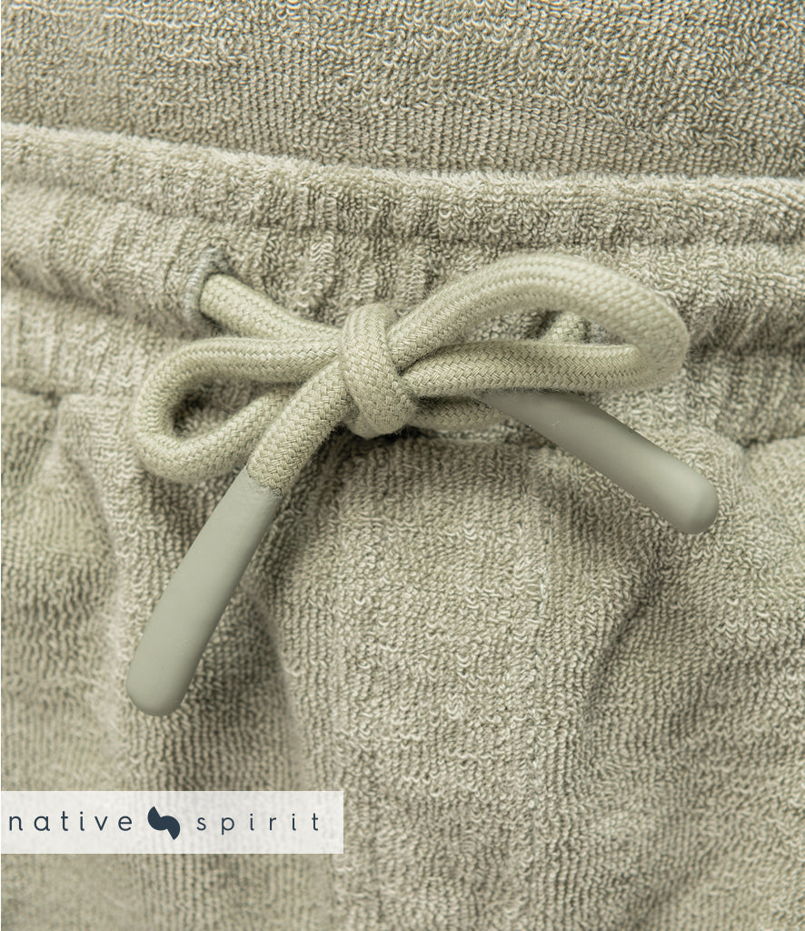 Native Spirit Kids Drawcord Terry Towel Shorts